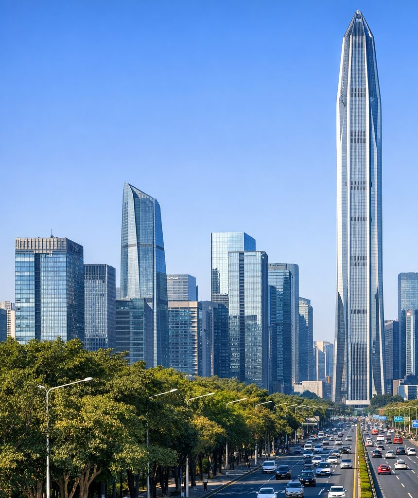 Futian central business district, Shenzhen